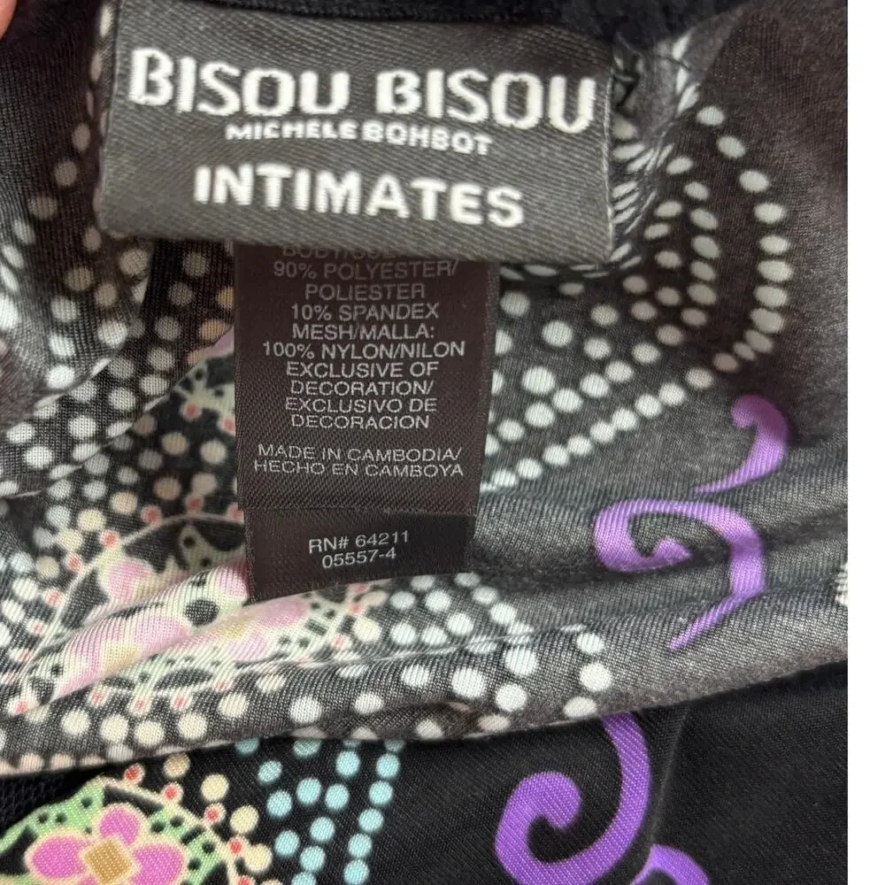 Vintage Y2K Bisou Bisou Michelle Bohbot Intimates L Babydoll Camisole Whimsygoth